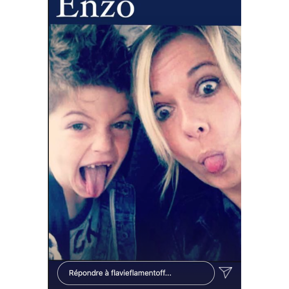 Flavie Flament rend hommage à son fils Enzo le 8 février 2021 pour son 17e anniversaire.