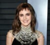 Emma Watson à la soirée Vanity Fair Oscar au Wallis Annenberg Center à Beverly Hills, le 4 mars 2018