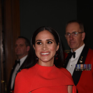 Le prince Harry, duc de Sussex, et Meghan Markle, duchesse de Sussex assistent au festival de musique de Mountbatten au Royal Albert Hall de Londres, Royaume Uni, le 7 mars 2020.