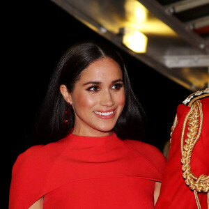 Le prince Harry, duc de Sussex, et Meghan Markle, duchesse de Sussex assistent au festival de musique de Mountbatten au Royal Albert Hall de Londres, Royaume Uni, le 7 mars 2020.