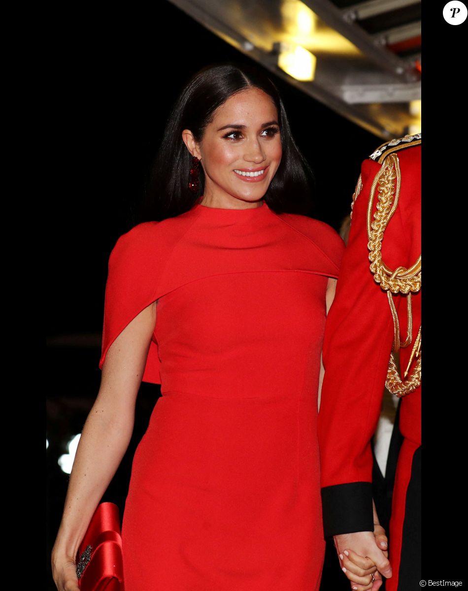 Le prince Harry, duc de Sussex, et Meghan Markle, duchesse de Sussex assistent au festival de musique de Mountbatten au Royal Albert Hall de Londres, Royaume Uni, le 7 mars 2020.