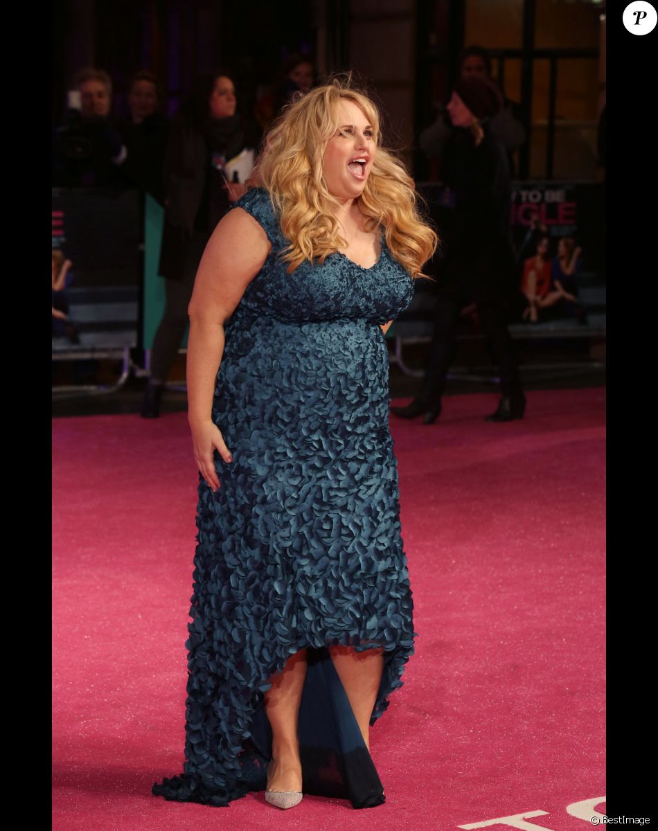 Rebel Wilson - Avant-première européenne du film "How To Be Single" (Célibataire, mode d'emploi) à Londres, le 9 février 2016.