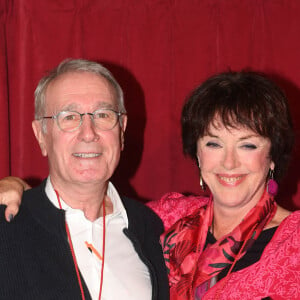 Bernard Le Coq, Anny Duperey lors de leur intronisation à l'académie Alphonse Allais au cabaret La Crémaillère à Paris. Le 20 janvier 2020. © Coadic Guirec / Bestimage