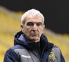 Raymond Domenech lors du match de football Nantes - Monaco (1-2) lors de la Ligue 1 Uber Eats à Lorient, le 31 janvier 2021. © Anthony Bibard / Panoramic / Bestimage