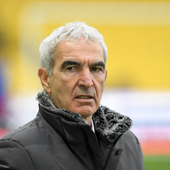 Raymond Domenech lors du match de football FC Nantes contre Lille OSC (0-2) au Stade de la Beaujoire à Nantes le 7 février 2021. © Christophe Saidi / Panoramic / Bestimage