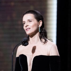 Juliette Binoche à la 43ème cérémonie des Cesar à la salle Pleyel à Paris. © Dominique Jacovides - Olivier Borde / Bestimage