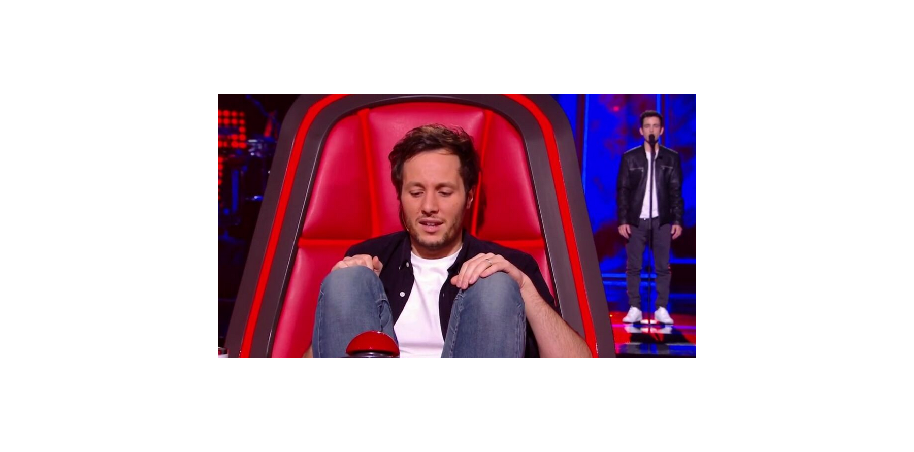 Vianney intenable sur son fauteuil rouge dans The Voice ...