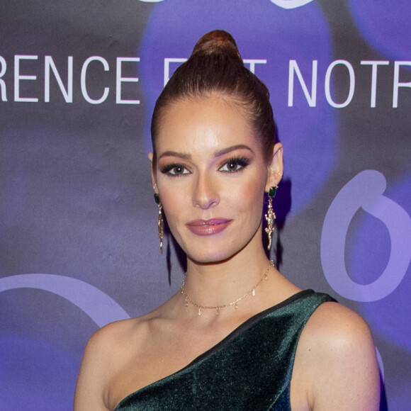 Exclusif - Maëva Coucke (Miss France 2018) lors de la 3ème édition de la soirée de gala de l'association Geneticancer à l'école hôtelière Médéric à Paris le 16 novembre 2019. © Pierre Perusseau / Bestimage