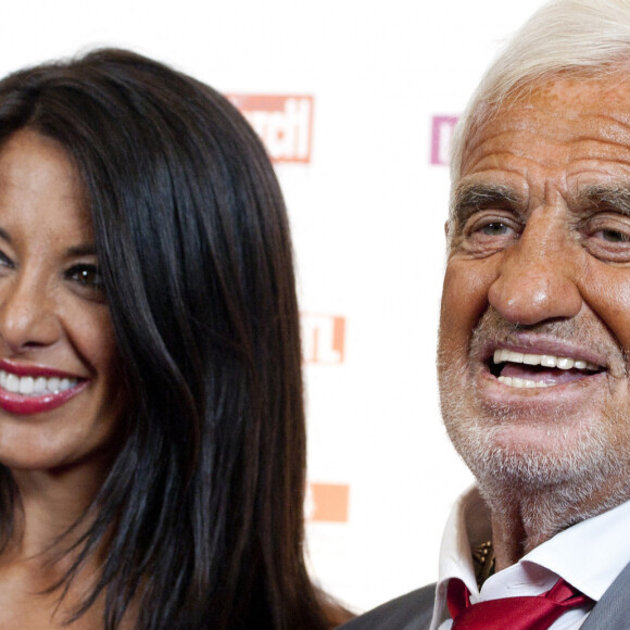 Jean-Paul Belmondo, accompagne de Barbara Gandolfi sa compagne, au Palais des Beaux Arts à Bruxelles. Le 20 Juin 2012.