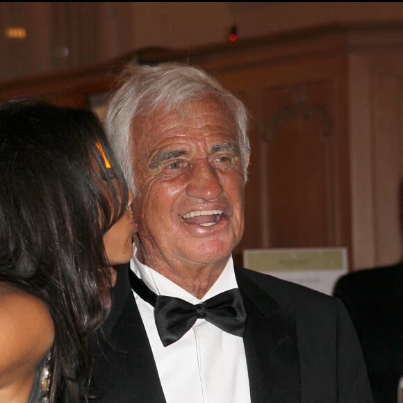 Barbara Gandolfi et Jean-Paul Belmondo - Soirée en l'honneur de Jean-Paul Belmondo au Carlton - Festival de Cannes 2011.