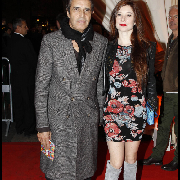 Julien Clerc et sa femme Hélène à Paris en 2011.