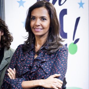 Karine Le Marchand (marraine de la CNDP (Commission nationale du débat public) et animatrice de lémission "L'amour est dans le pré") au 57ème salon International de l'Agriculture au parc des expositions de la porte de Versailles à Paris. © Jean-Baptiste Autissier/Panoramic/Bestimage