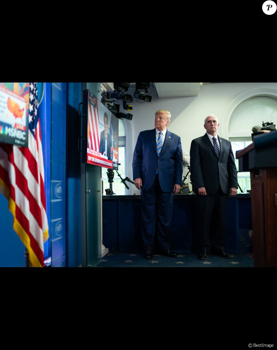 La conference de presse du président Donald Trump sur le coronavirus (COVID-19) à la Maison Blanche à Washington le 19 avril 2020.