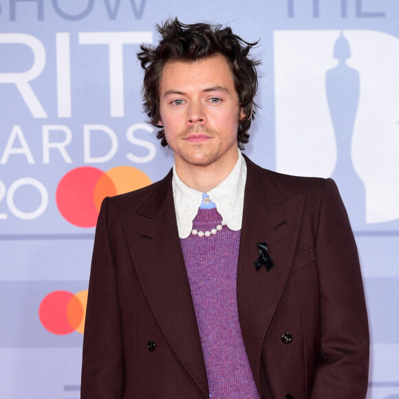 Harry Styles aux Brit Awards 2020 à Londres, le 18 février 2020.