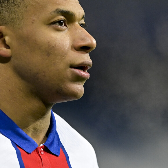 Kylian Mbappe (PSG) - Match de football en 32ème de finale de la Coupe de France Paris Saint-Germain (PSG) contre Caen (1-0) au Stade Michel d'Ornano à Caen le 10 février 2021. © JB Autissier / Panoramic / Bestimage