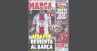 Barça - PSG : Kylian Mbappé phénoménal, plébiscité par la presse espagnole