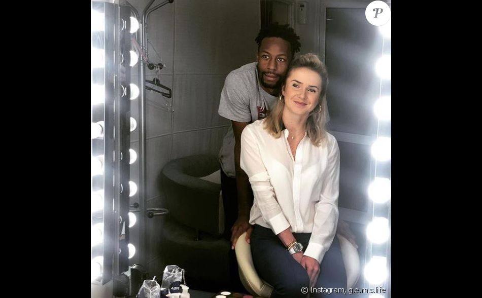 Elina Svitolina et Gaël Monfils sur Instagram le 6 février 2019.