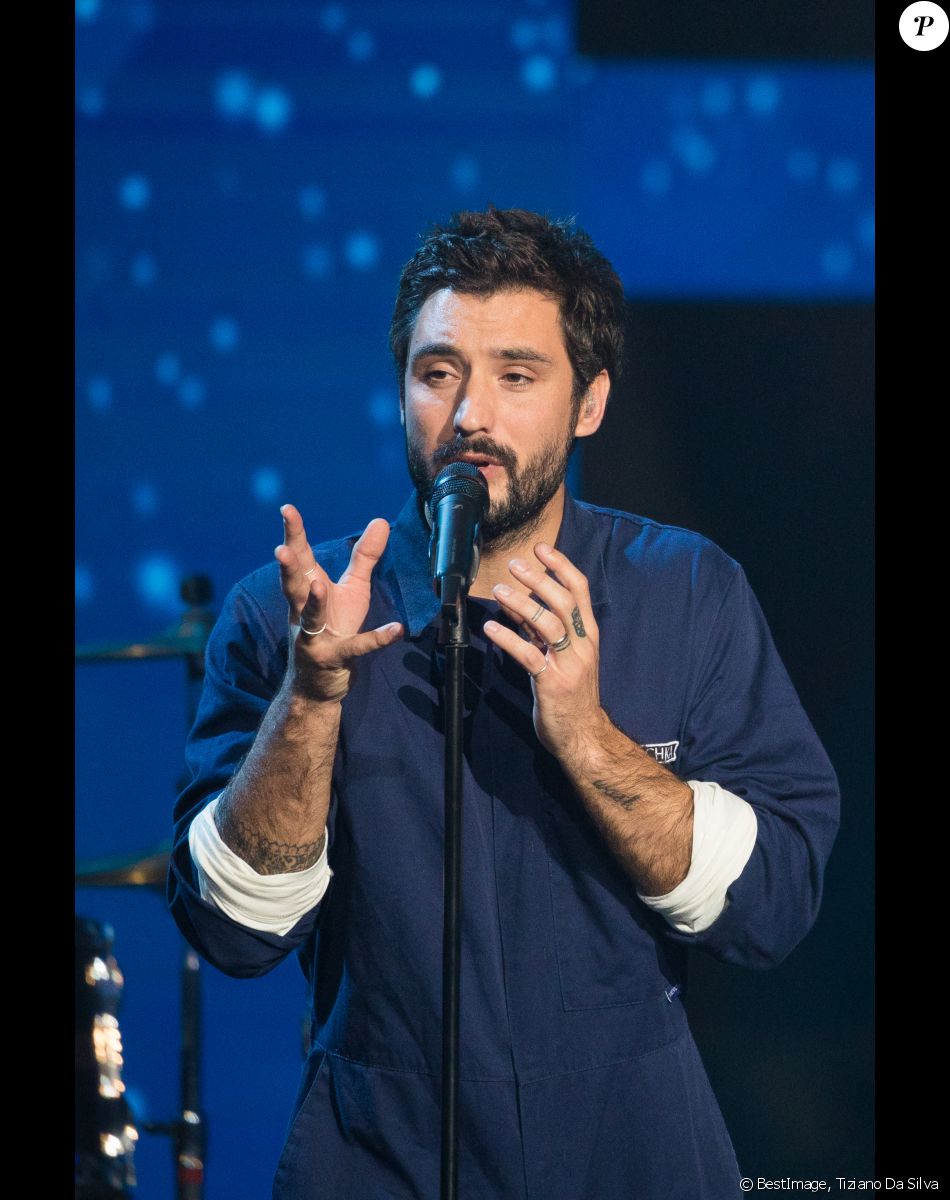 Jérémy Frérot - Deuxième jour de la 33ème édition du Téléthon au Parc de la Villette à Paris le 7 décembre 2019. © Tiziano Da Silva/Bestimage