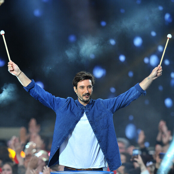 Exclusif - Jérémy Frérot lors de l'enregistrement de l'émission "La Chanson de l'Année 2019" aux Arènes de Nîmes, le 16 mai 2019. © Guillaume Gaffiot/Bestimage 