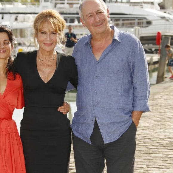 Fanny Gilles, Clémentine Célarié, Sam Karmann - 21e édition du Festival de la Fiction TV de La Rochelle. Le 14 septembre 2019. © Christophe Aubert via Bestimage