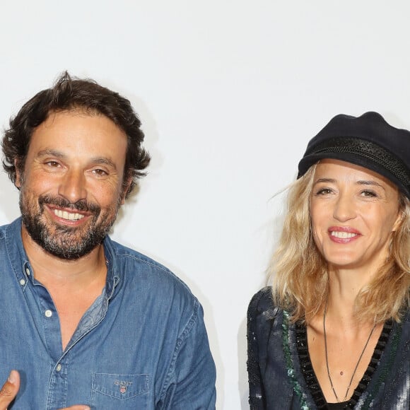 Bruno Salomone et Hélène de Fougerolles - Première de "Souviens-toi", 19e édition du Festival de la Fiction TV de la Rochelle. Le 13 septembre 2017. © Patrick Bernard/Bestimage