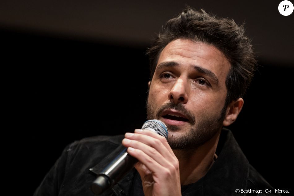 Maxim Nucci (compositeur et réalisateur) lors de la conférence de presse pour la sortie de l'album "Mon pays c'est l'amour" de Johnny Hallyday dans les locaux de Warner Music France à Paris le 15 octobre 2018. © Cyril Moreau / Bestimage
