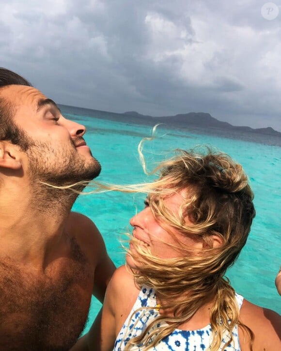 Candice Boisson et Jérémy, qui se sont rencontrés dans l'émission Koh-Lanta, photo Instagram publiée en septembre 2018 à Mayotte.