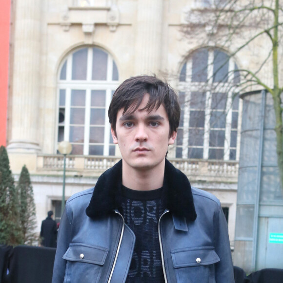 Alain-Fabien Delon - Sortie des people au défilé de mode Dior Homme Automne-Hiver 2018-2019 à Paris le 20 janvier 2018. © CVS / Veeren / Bestimage 