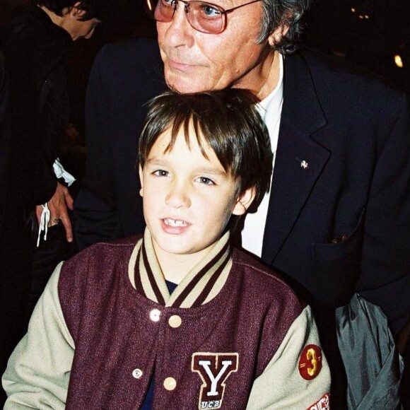 Alain-Fabien Delon a publié une photo avec son père Alain Delon en 2017, photo prise dix ans plus tôt.