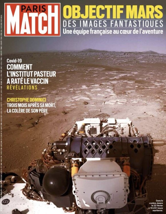 Couverture du magazine "Paris Match", numéro du 25 février 2021.