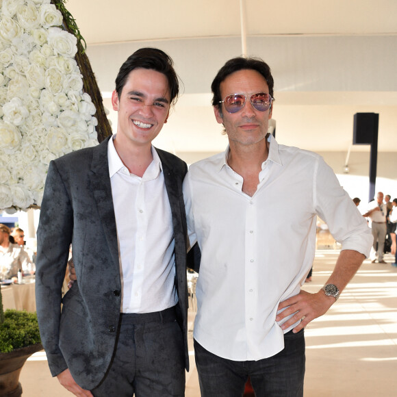 Exclusif - Anthony Delon et son frère Alain-Fabien Delon - People au dîner - Longines Paris Eiffel Jumping au Champ de Mars à Paris, France, le 5 juillet 2019. © Veeren Ramsamy/Bestimage