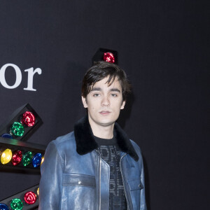 Alain-Fabien Delon - Photocall du défilé de mode Dior Homme Automne-Hiver 2018-2019 au Grand Palais à Paris, le 20 janvier 2018. © Olivier Borde/Bestimage