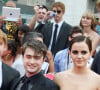Rupert Grint, Daniel Radcliffe et Emma Watson à la première de Harry Potter et les reliques de la mort partie 2 à New York en juillet 2011