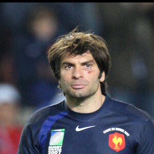 Christophe Dominici lors de la Coupe du monde de rugby en 2007.