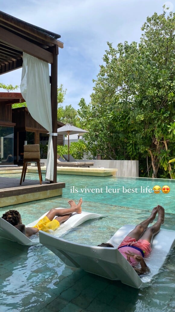 Vitaa et Demdem aux Maldives, Instagram.