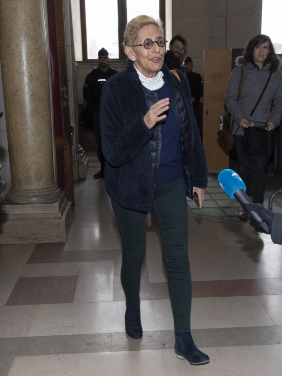 Isabelle Balkany à la sortie du tribunal de Paris le 11 décembre 2019.