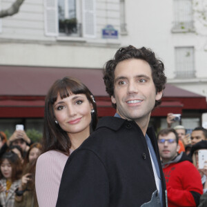Mika et sa soeur Paloma Penniman arrivent au défilé Valentino, lors de la Fashion Week de Paris. Le 29 septembre 2019. © Veeren-Clovis/Bestimage