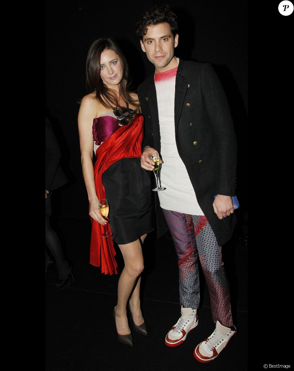 Mika et sa soeur - Alber Elbaz fête ses 10 ans de carrière chez Lanvin Espace Ephémère Freyssinet. Paris. Le 2 mars 2012.
