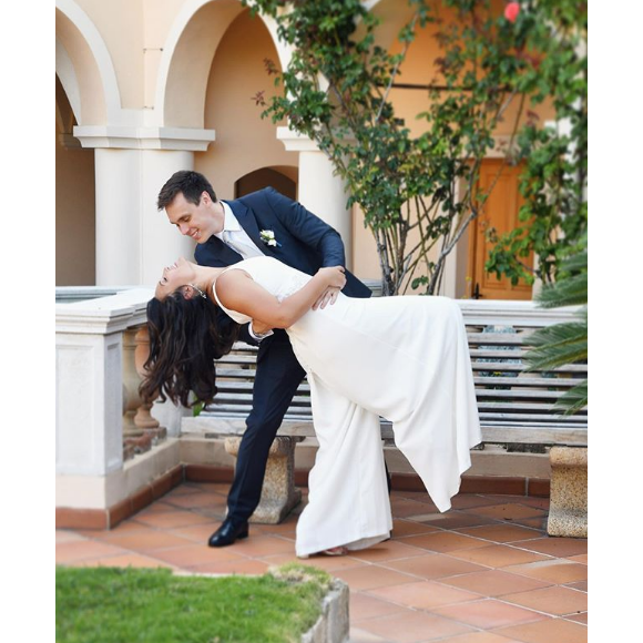 Le mariage civil de Louis Ducruet et Marie Chevallier célébré à Monaco, le 26 juillet 2019.