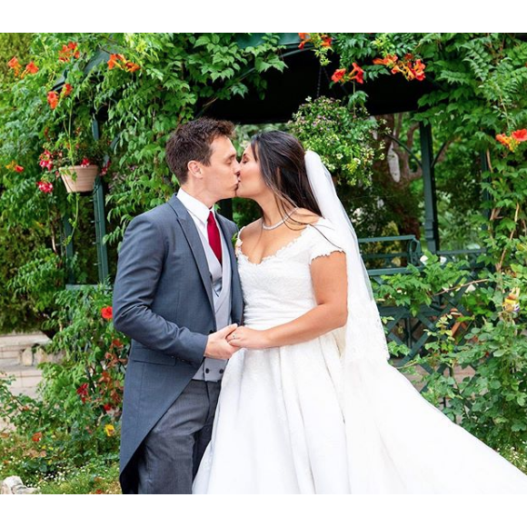 Le mariage religieux de Louis Ducruet et Marie Chevallier célébré à Monaco le 27 juillet 2019.