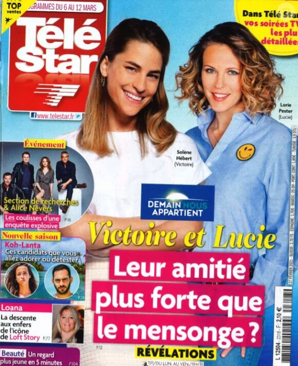 Couverture du magazine "Télé Star" du 1er mars 2021