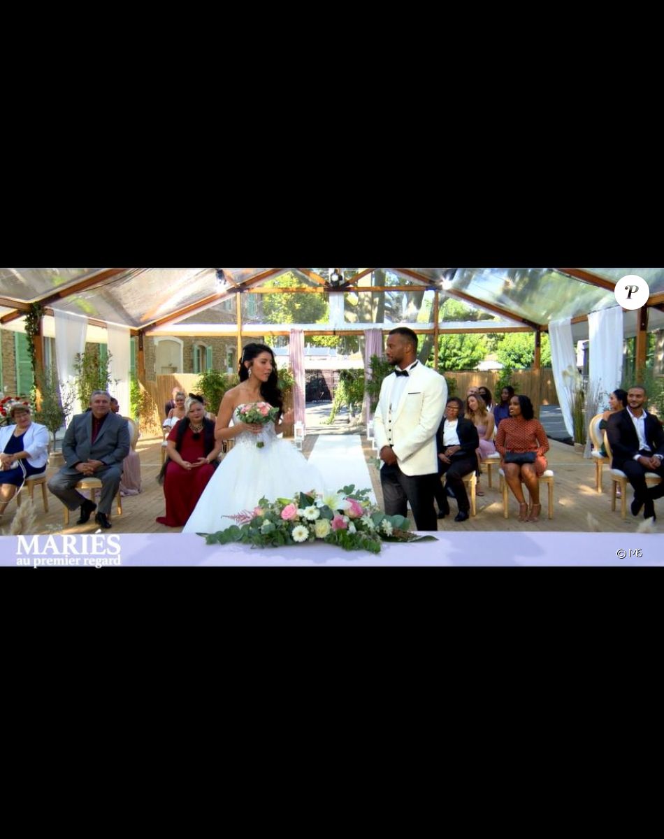 Mariage de Mélina et Yannick dans "Mariés au premier regard 2021" le 8 mars sur M6