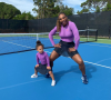 Serena Williams et sa fille Olympia. Juin 2020.