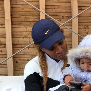 Serena Williams et sa fille Olympia. Mai 2019.