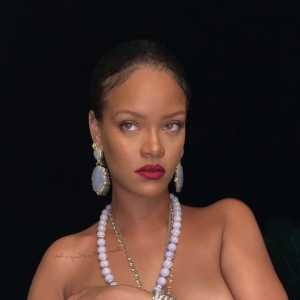 Rihanna en février 2021.