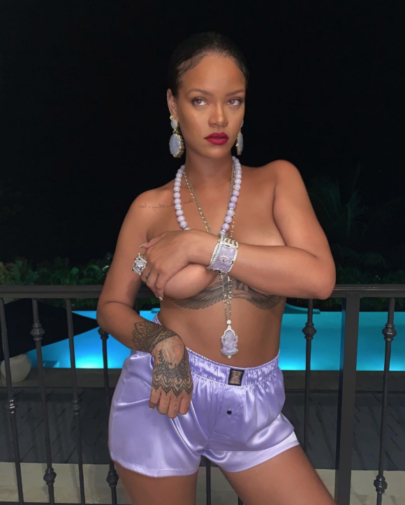 Rihanna en février 2021.