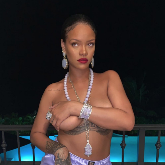 Rihanna en février 2021.