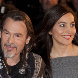 Florent Pagny, sa femme Azucena et leur fille Ael - 15eme edition des NRJ Music Awards a Cannes. Le 14 decembre 2013