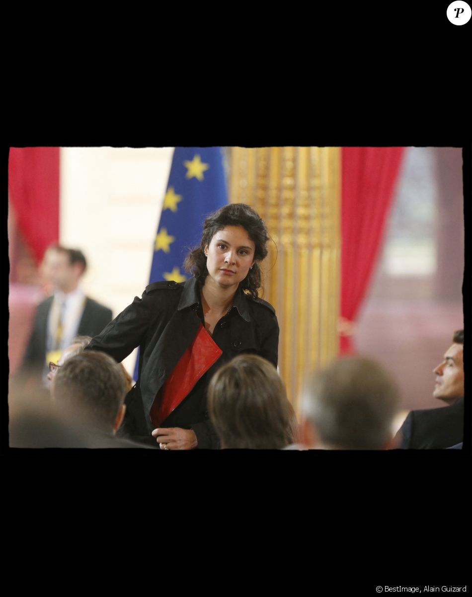 Archives - Apolline de Malherbe - Palais de l' Élysée - Conférence de presse de François Hollande.16 Mai 2016 © Alain Guizard / Bestimage