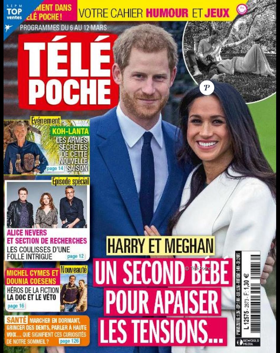 Couverture du magazine "Télé Poche", numéro du 1er mars 2021.